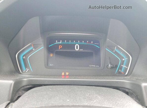 5FNRL6H80JB035989 2018 HONDA ODYSSEY White Instrument cluster view