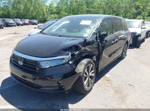5FNRL6H80NB024755 2022 HONDA ODYSSEY Black 