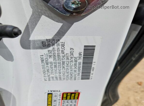 5FNRL6H80RB016693 2024 HONDA ODYSSEY White VIN sticker view