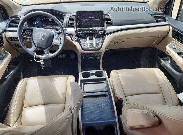 5FNRL6H80RB016693 2024 HONDA ODYSSEY White Dashboard view
