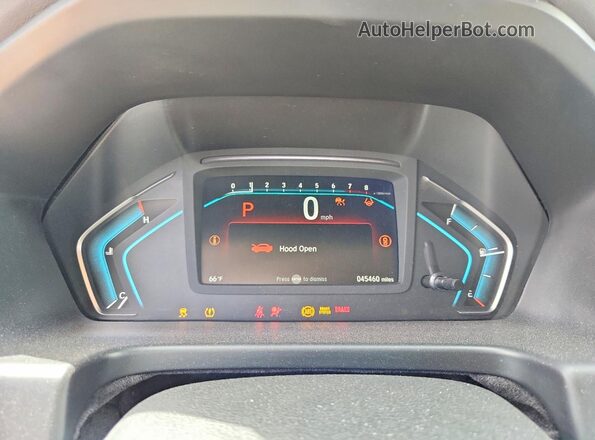5FNRL6H80RB016693 2024 HONDA ODYSSEY White Instrument cluster view