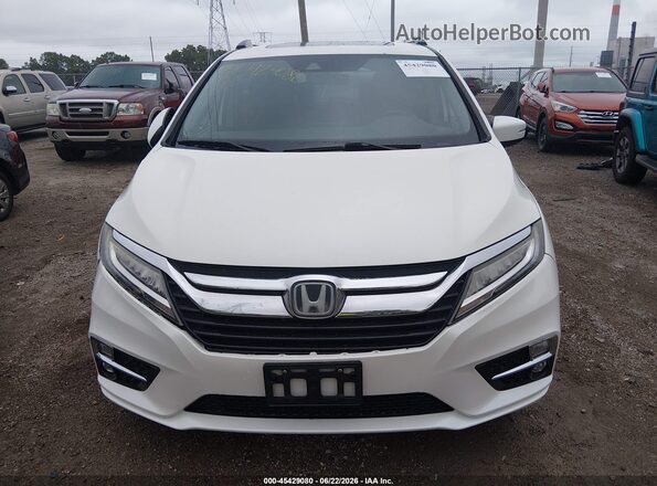 5FNRL6H81JB001012 2018 HONDA ODYSSEY White Սարքավորումների վահանակի տեսք