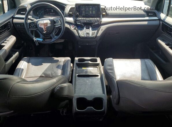 5FNRL6H81JB500537 2018 HONDA ODYSSEY Белый Вид панели приборов