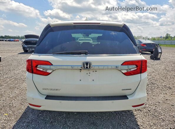 5FNRL6H81JB500537 2018 HONDA ODYSSEY Белый Вид сзади