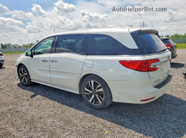 5FNRL6H81JB500537 2018 HONDA ODYSSEY Белый Задняя левая четверть