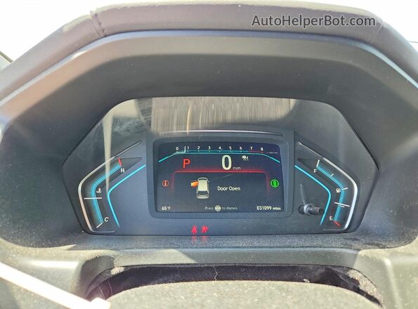 5FNRL6H81RB058550 2024 HONDA ODYSSEY Серый Вид щитка приборов