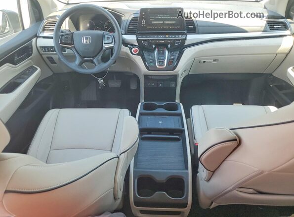 5FNRL6H81SB072289 2025 HONDA ODYSSEY Blue Widok deski rozdzielczej