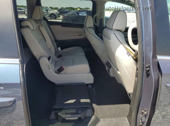 5FNRL6H81SB072289 2025 HONDA ODYSSEY Blue Widok wnętrza z tyłu