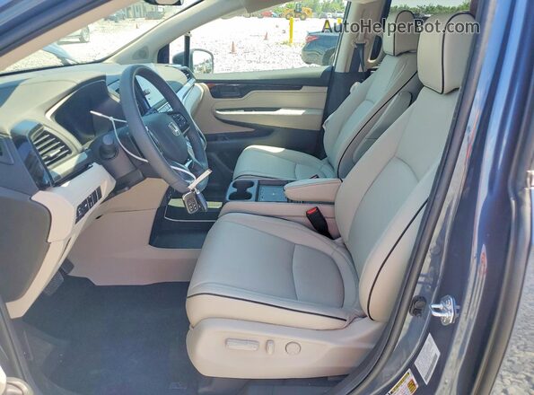 5FNRL6H81SB072289 2025 HONDA ODYSSEY Blue Widok wnętrza z przodu