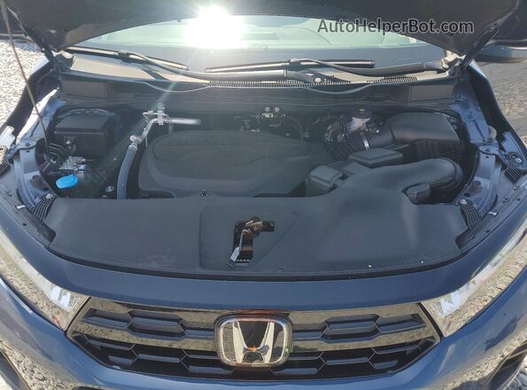 5FNRL6H81SB072289 2025 HONDA ODYSSEY Blue Widok komory silnika