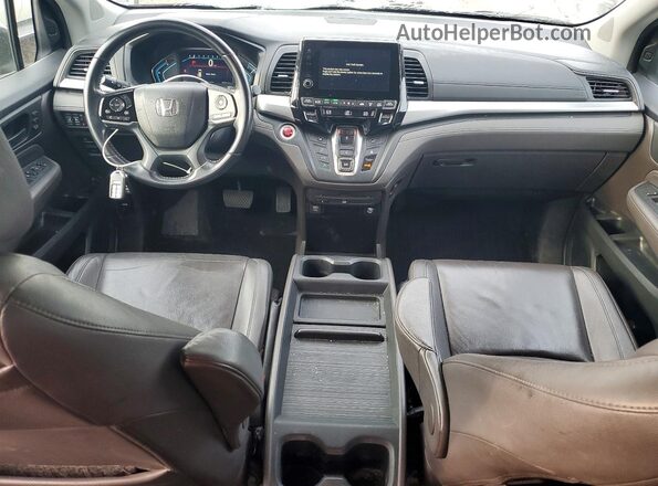 5FNRL6H82JB043656 2018 HONDA ODYSSEY Черный Вид панели приборов