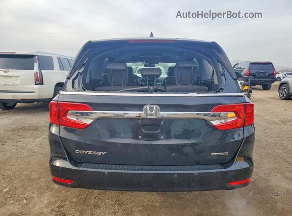 5FNRL6H82JB043656 2018 HONDA ODYSSEY Черный Вид сзади