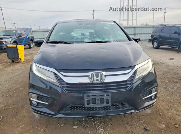 5FNRL6H82JB043656 2018 HONDA ODYSSEY Черный Вид спереди