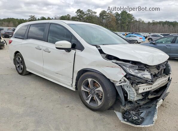 5FNRL6H82LB024267 2020 HONDA ODYSSEY Белый Передняя правая четверть