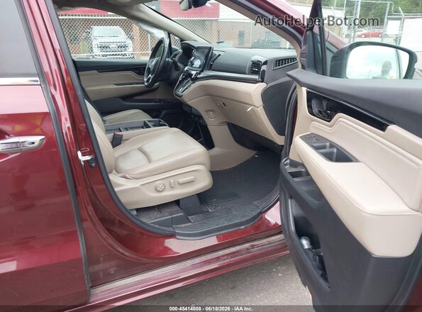 5FNRL6H82MB003419 2021 HONDA ODYSSEY Burgundy Vista interior delantera