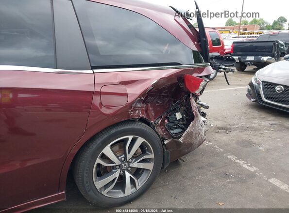 5FNRL6H82MB003419 2021 HONDA ODYSSEY Burgundy Vista frontal