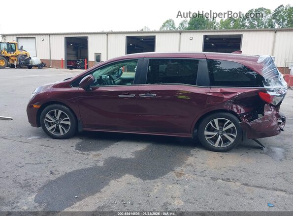5FNRL6H82MB003419 2021 HONDA ODYSSEY Burgundy Vista interior de 360 grados