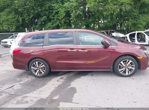 5FNRL6H82MB003419 2021 HONDA ODYSSEY Burgundy Vista interior trasera