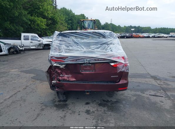 5FNRL6H82MB003419 2021 HONDA ODYSSEY Burgundy 