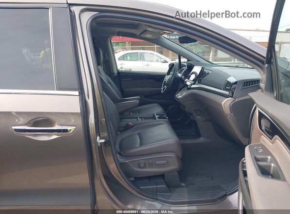 5FNRL6H82NB038446 2022 HONDA ODYSSEY Gray Սալոնի դիմացի տեսք