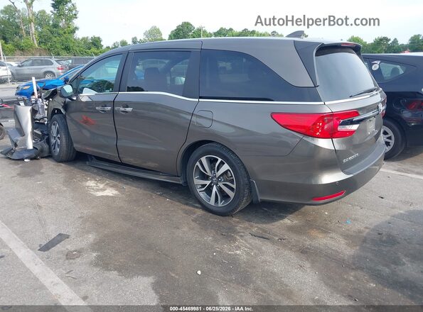 5FNRL6H82NB038446 2022 HONDA ODYSSEY Gray Հետևի ձախ
