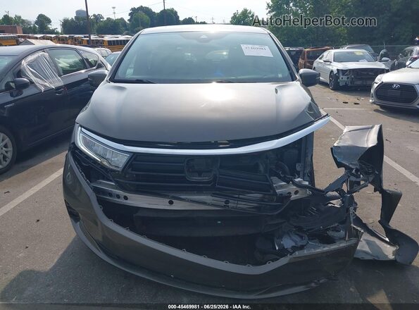 5FNRL6H82NB038446 2022 HONDA ODYSSEY Gray Սարքավորումների վահանակի տեսք