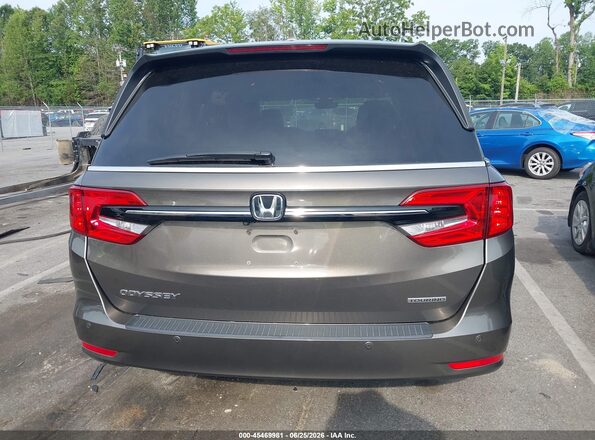 5FNRL6H82NB038446 2022 HONDA ODYSSEY Gray 