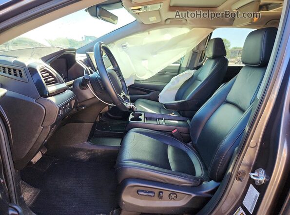 5FNRL6H82PB039633 2023 HONDA ODYSSEY Gray Vista interior delantera