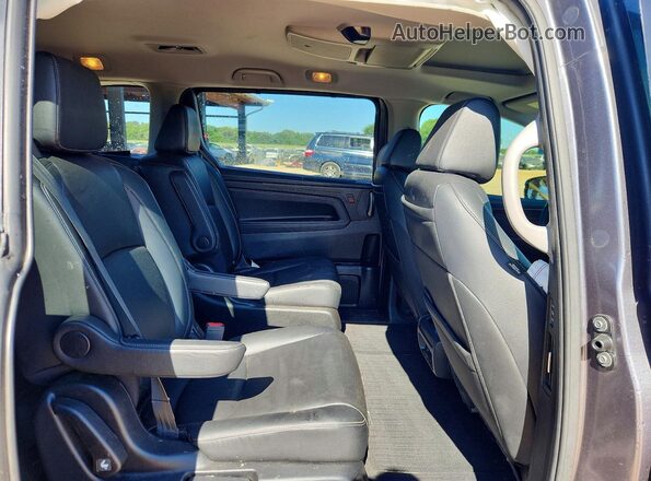 5FNRL6H82PB039633 2023 HONDA ODYSSEY Gray Vista interior trasera