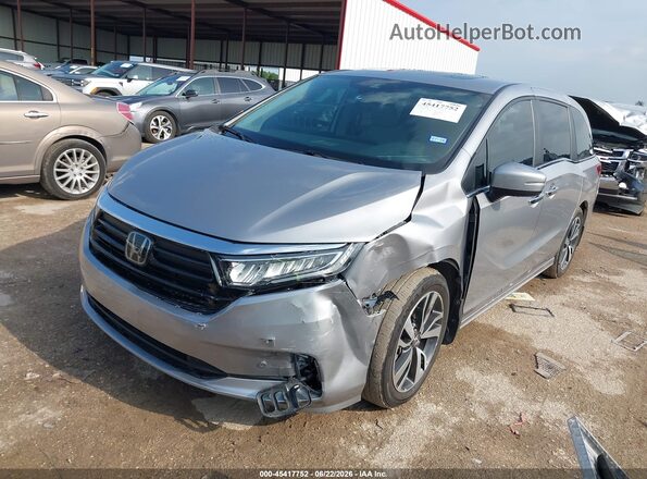 5FNRL6H82PB074575 2023 HONDA ODYSSEY Серебряный Передняя левая четверть