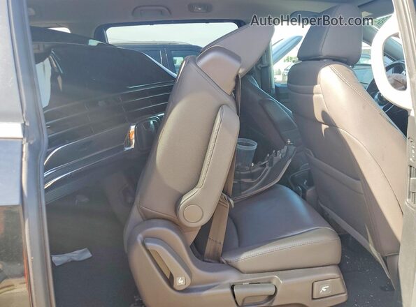 5FNRL6H83KB097968 2019 HONDA ODYSSEY Black უკანა სალონის ხედი