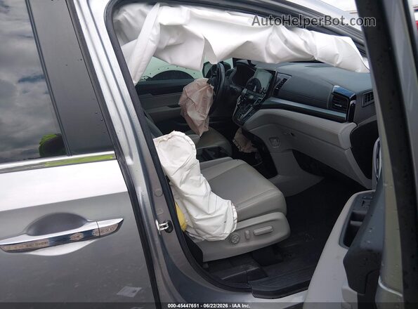 5FNRL6H83MB010914 2021 HONDA ODYSSEY Silver Widok wnętrza z przodu
