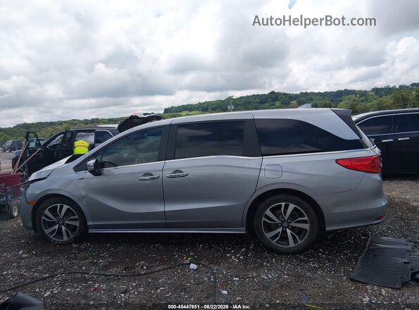 5FNRL6H83MB010914 2021 HONDA ODYSSEY Silver Widok wnętrza z tyłu
