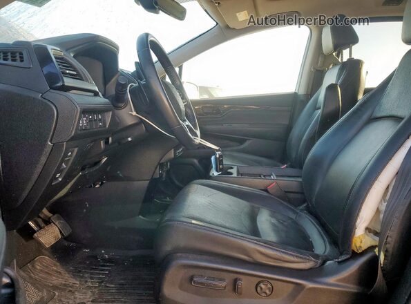 5FNRL6H83PB000016 2023 HONDA ODYSSEY Черный Вид салона спереди
