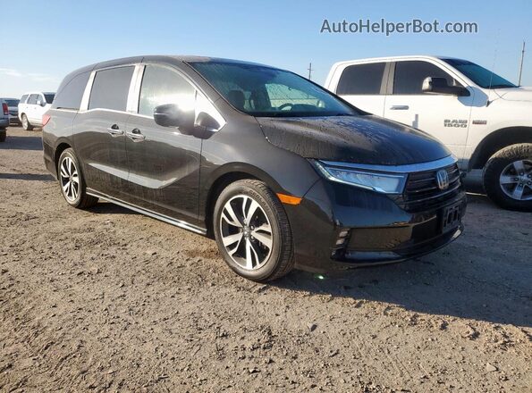 5FNRL6H83PB000016 2023 HONDA ODYSSEY Черный Передняя правая четверть