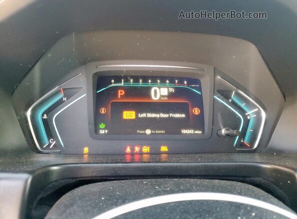 5FNRL6H83PB000016 2023 HONDA ODYSSEY Черный Вид щитка приборов
