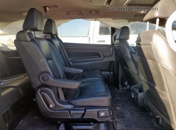 5FNRL6H83PB000016 2023 HONDA ODYSSEY Черный Вид задних сидений