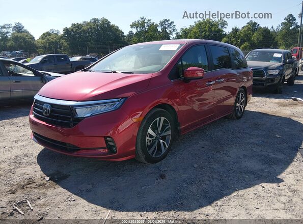 5FNRL6H83PB024834 2023 HONDA ODYSSEY Red Передня ліва чверть