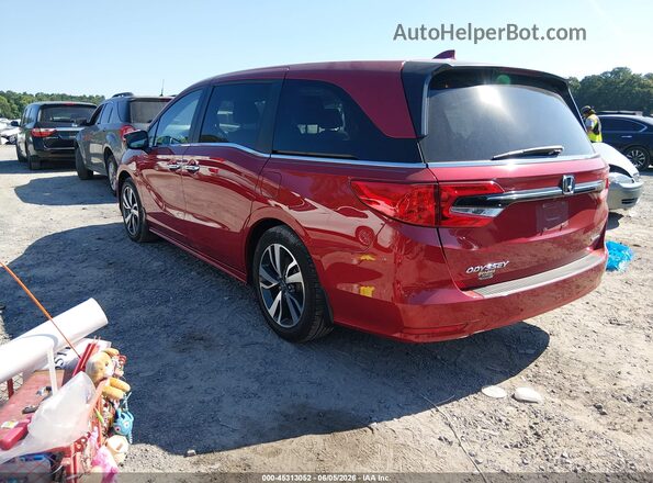 5FNRL6H83PB024834 2023 HONDA ODYSSEY Red Задня ліва чверть