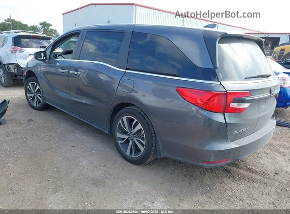 5FNRL6H84RB021332 2024 HONDA ODYSSEY Gray Trasero izquierdo