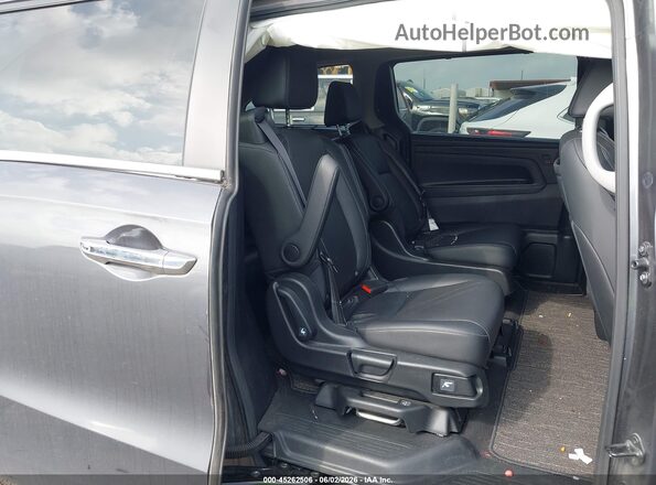 5FNRL6H84RB021332 2024 HONDA ODYSSEY Gray Vista de la etiqueta del VIN