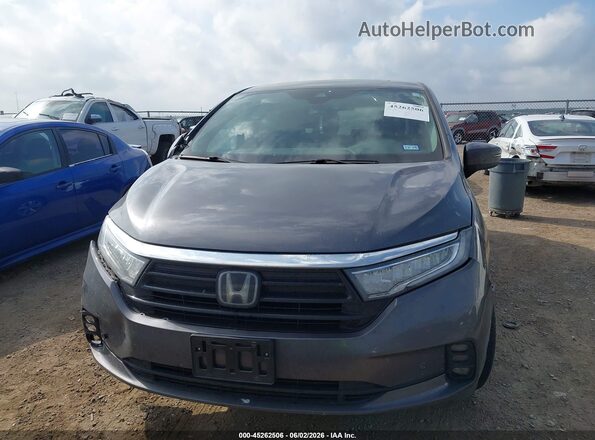 5FNRL6H84RB021332 2024 HONDA ODYSSEY Gray Vista del cuadro de instrumentos