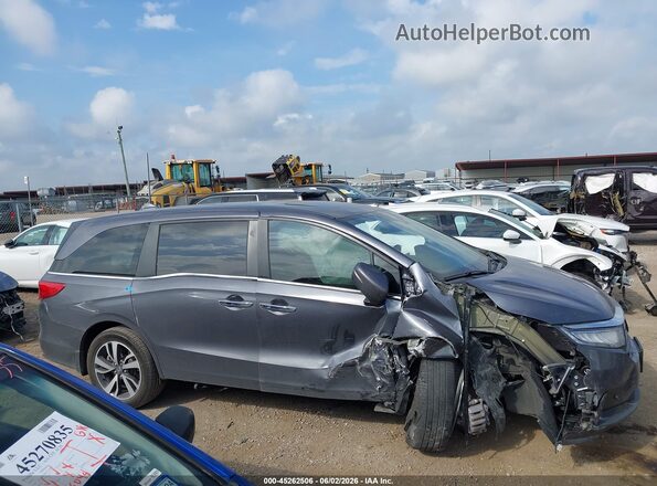 5FNRL6H84RB021332 2024 HONDA ODYSSEY Gray Vista interior trasera