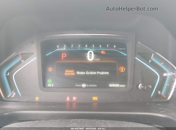 5FNRL6H84RB034582 2024 HONDA ODYSSEY Black Widok tylnych siedzeń