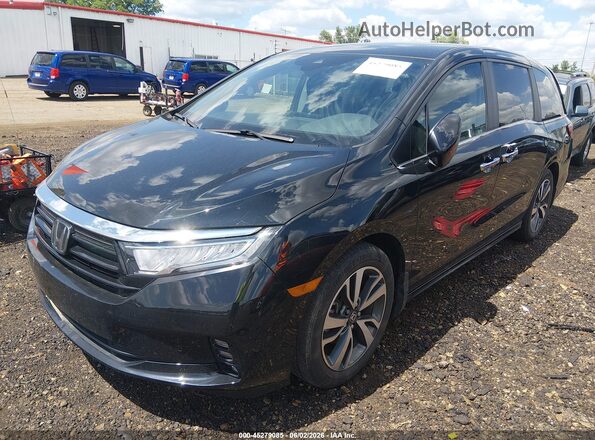 5FNRL6H84RB034582 2024 HONDA ODYSSEY Black Przód lewy