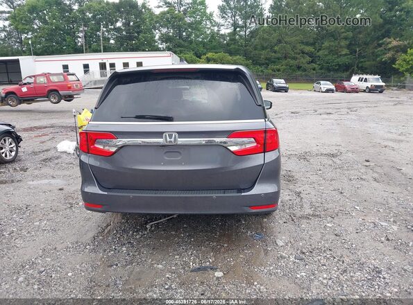 5FNRL6H85JB010019 2018 HONDA ODYSSEY Gray 
