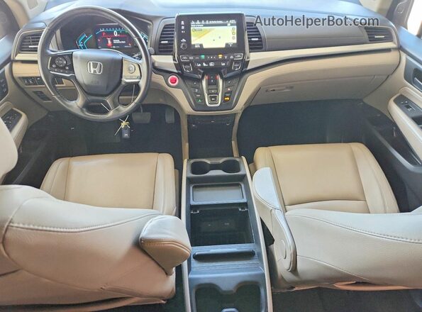5FNRL6H85JB055476 2018 HONDA ODYSSEY Gray 