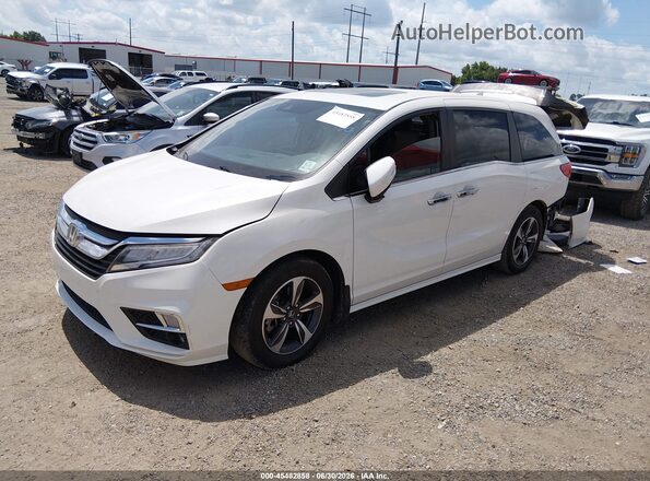 5FNRL6H85KB067838 2019 HONDA ODYSSEY White წინა მარცხენა ხედი სამი მეოთხედიდან