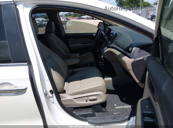 5FNRL6H85KB067838 2019 HONDA ODYSSEY White წინა სალონის ხედი