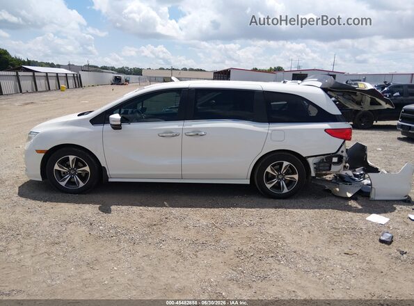 5FNRL6H85KB067838 2019 HONDA ODYSSEY White უკანა სალონის ხედი